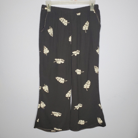 Anthropologie Capulet Zsa Zsa Feather Print Pants - Picture 5 of 12
